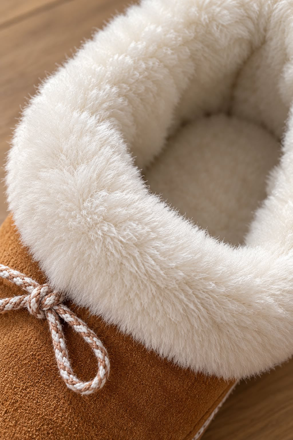 CAMEL BROWN SLIPPER BOOTS